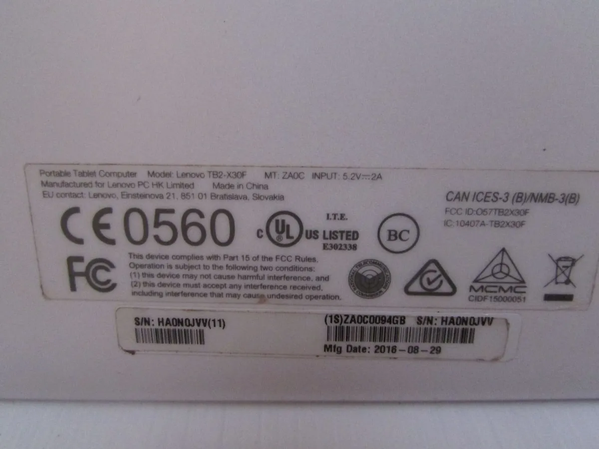 Lenovo Tablet - Image 3