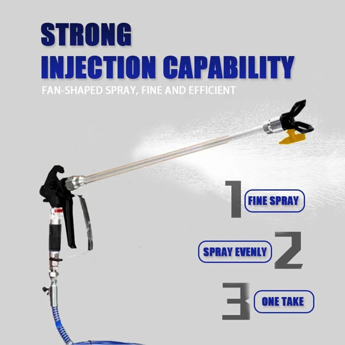 High Pressure Airless Paint Sprayer Machine Blue - Image 4