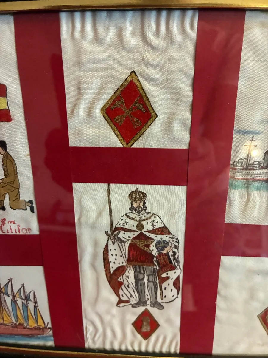 Original Handcrafted Spanish Military Art on Liben - Image 4