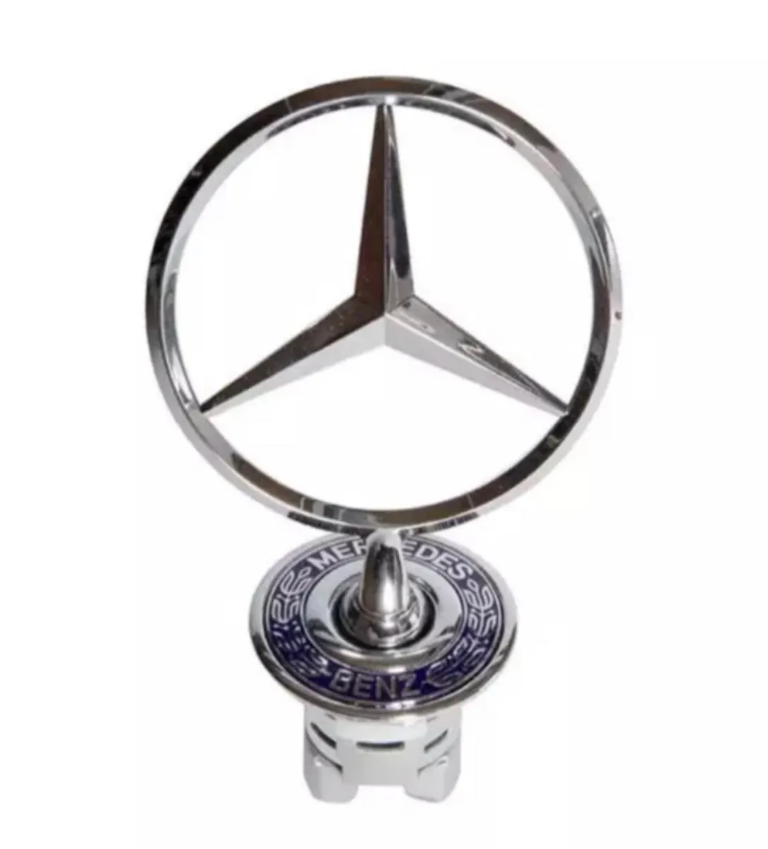 NEW Bonnet Mercedes Merc Raised Star Emblem 44mm - Image 4