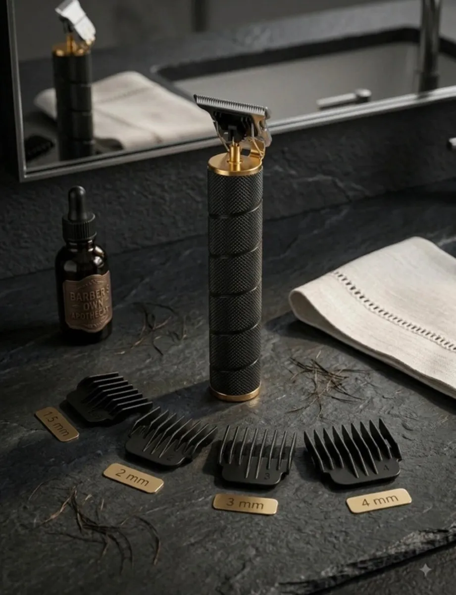Professional T-Blade Hair & Beard Trimmer Set - Image 2