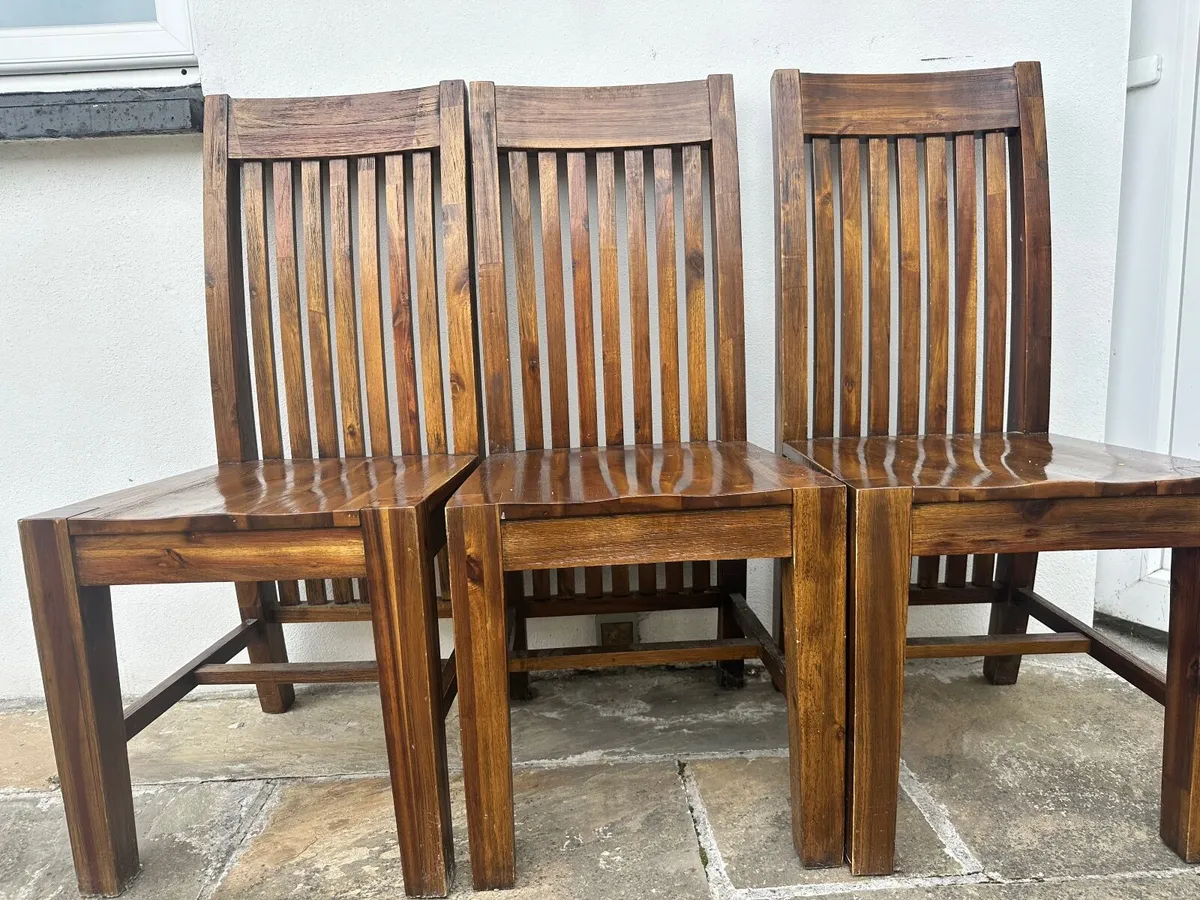 Set of 6 Solid Wood  Dining Chair - Image 2