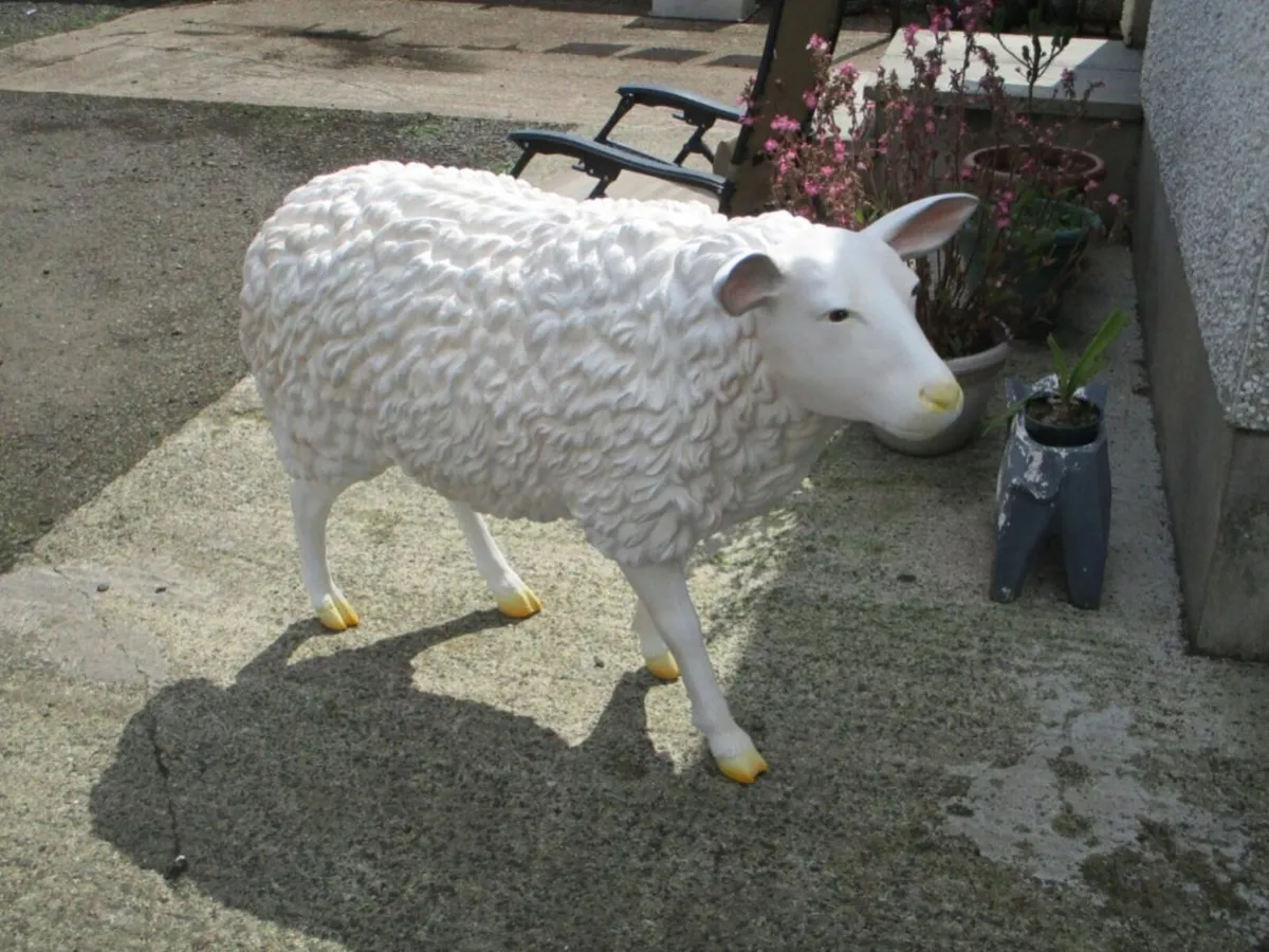 Extra Large Sheep Statue - Image 2