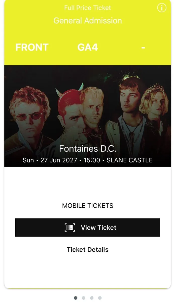 Fontaines D.C concert tickets (Ireland)