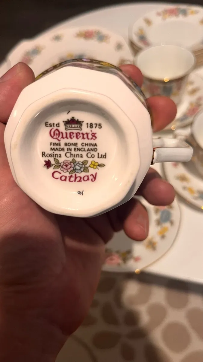 Vintage Queen’s Cathay 21 piece fine bone - Image 3