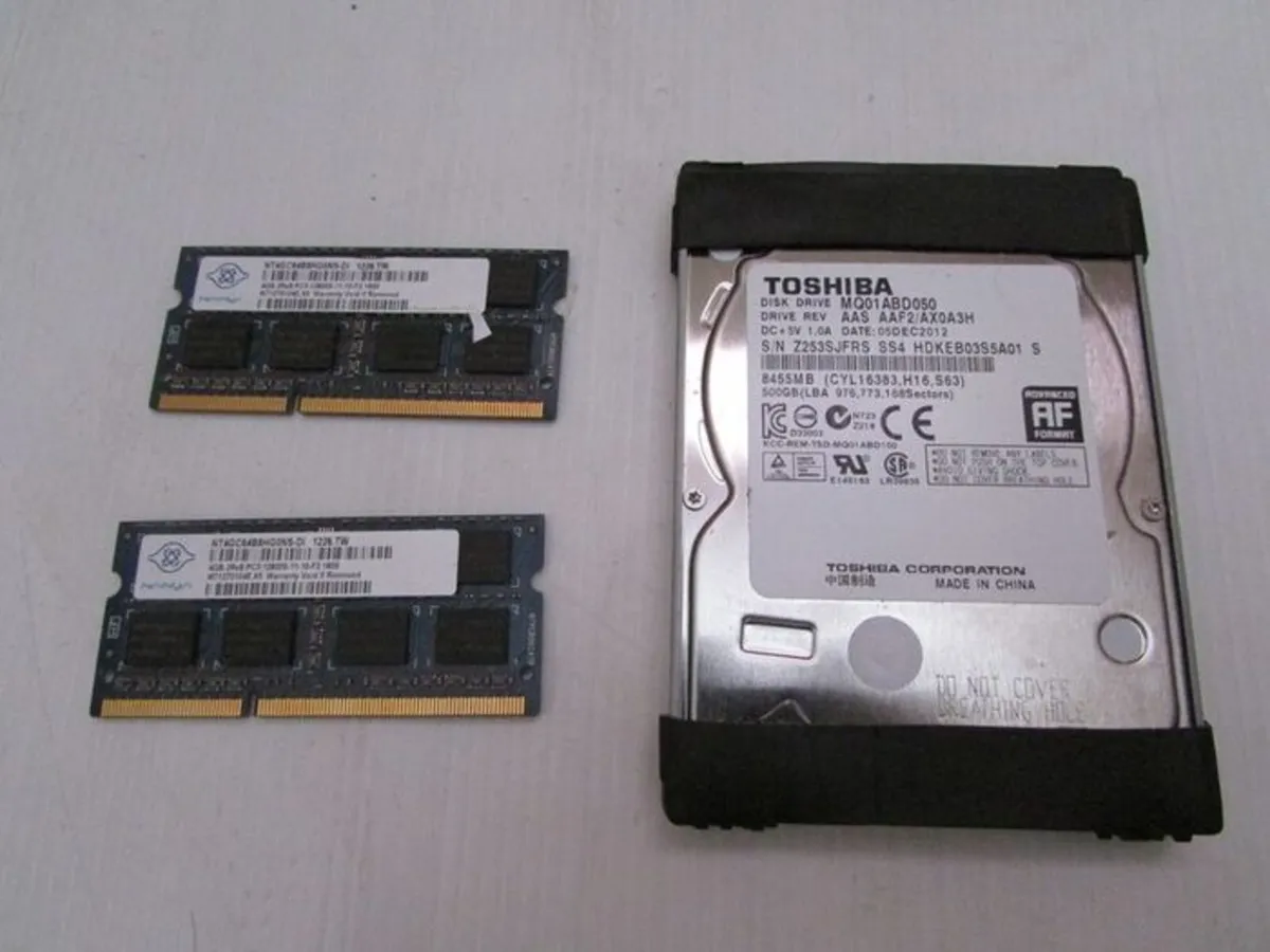 500 gb + 2x4 gb ram - Image 1