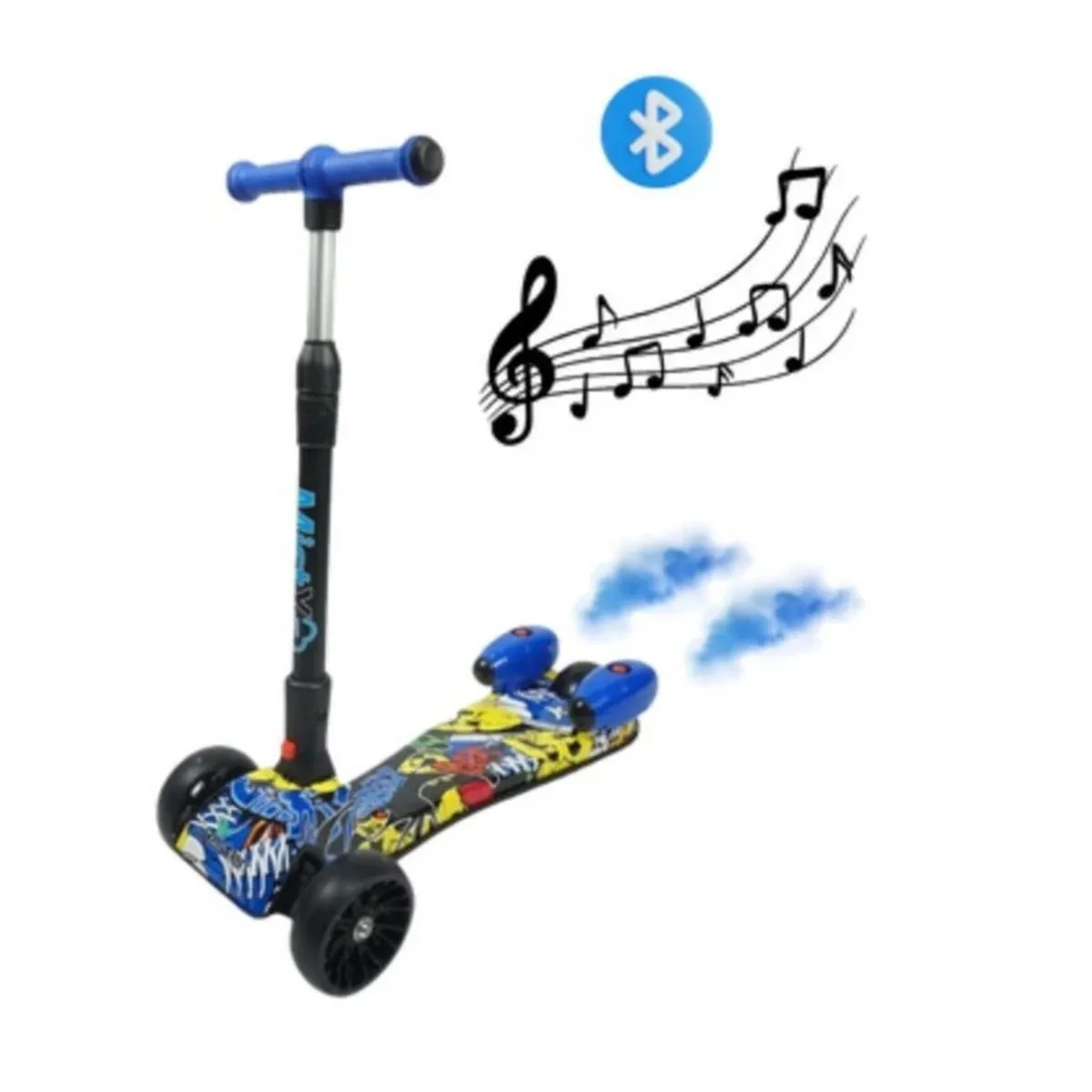 Free Shipping - Kids Bluetooth Vapour Scooters - Image 1