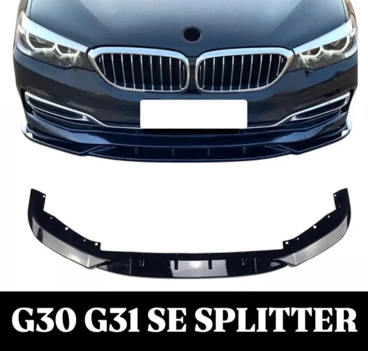 Front Splitter Lip Spoiler BMW 5 Series SE G30 - Image 1