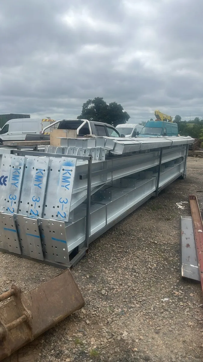 100x30x20.   100x30x26 steel shed frames - Image 2