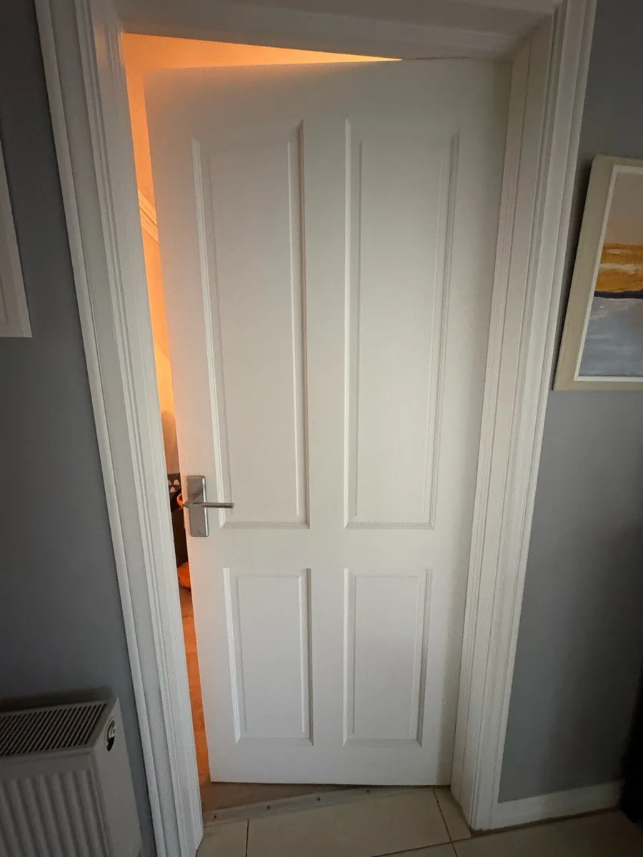 White Four panel internal doors - Image 2