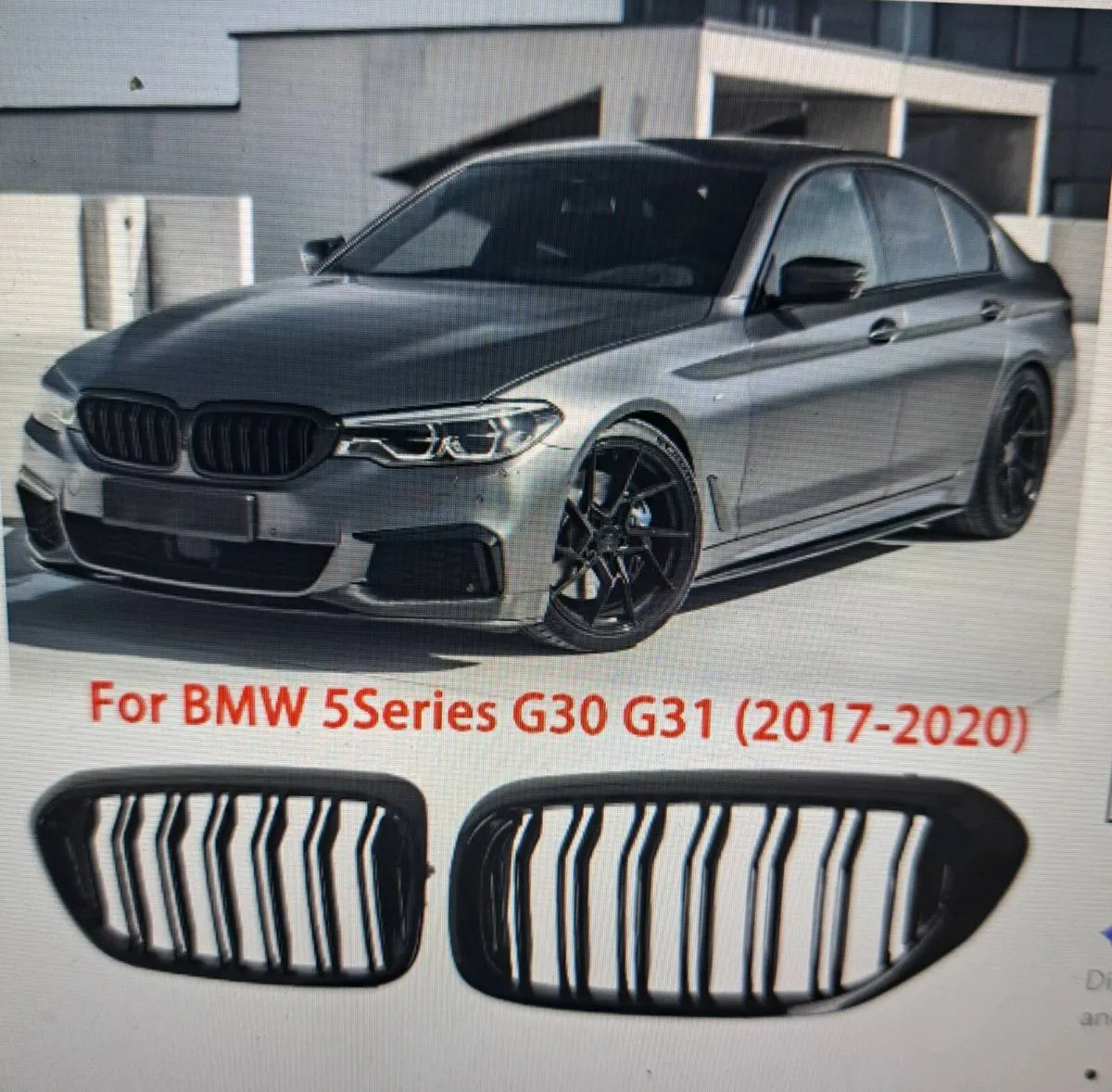 BMW G30 G31 Black Grille - Image 3