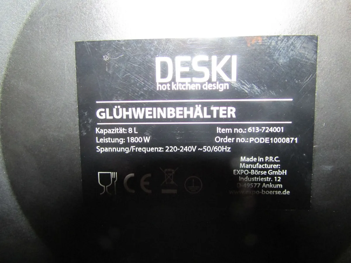 DESKI electric urn water boiler 8L - Image 3