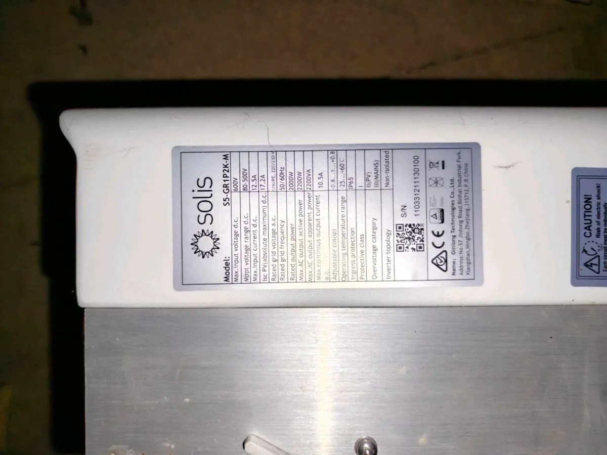 Solis 2kw inverter - Image 2