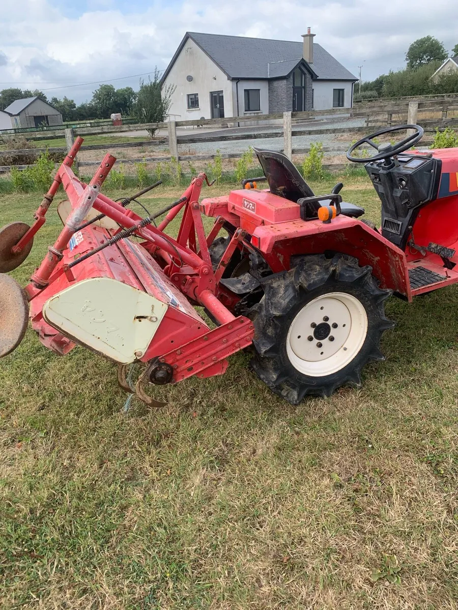 Yanmar f14d mini tractor & rotavator - Image 2