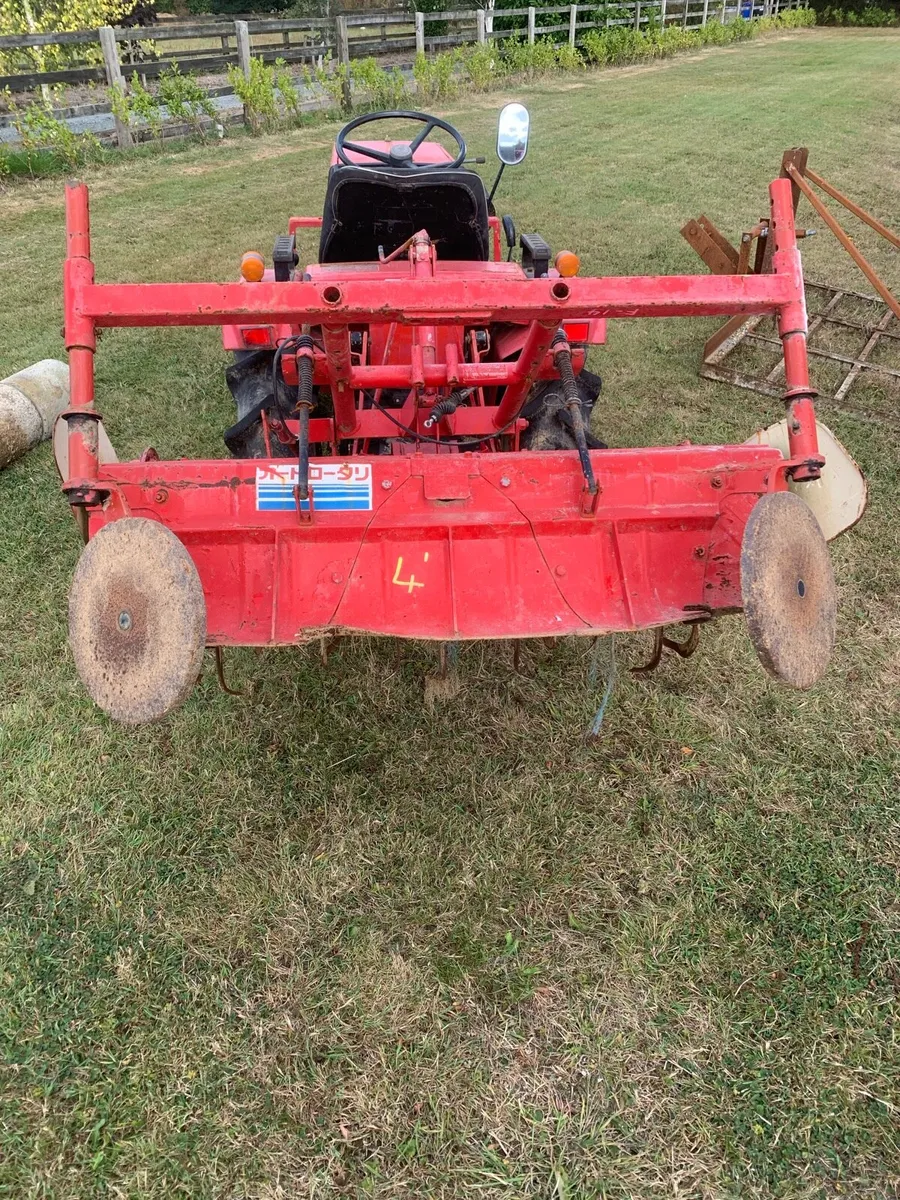 Yanmar f14d mini tractor & rotavator - Image 3