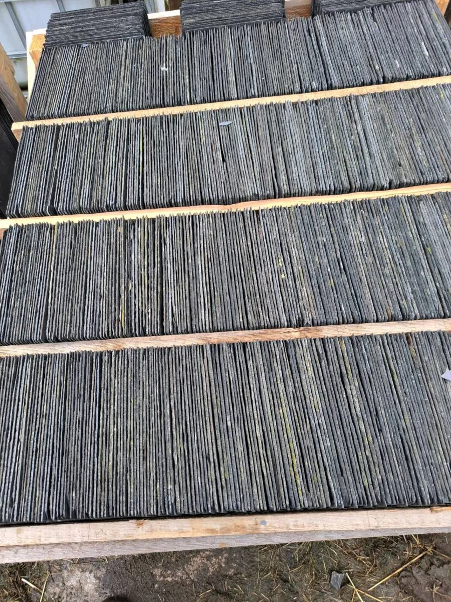 5000 qty Reclaimed 50x25 cm (20x10) Natural Slates - Image 2