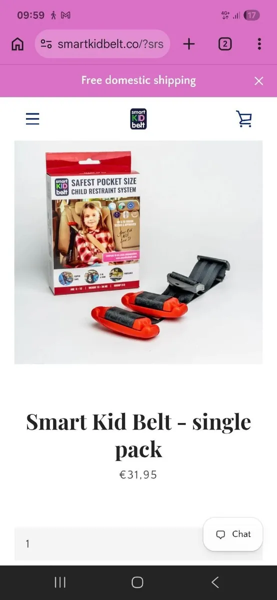 Smart kid belt