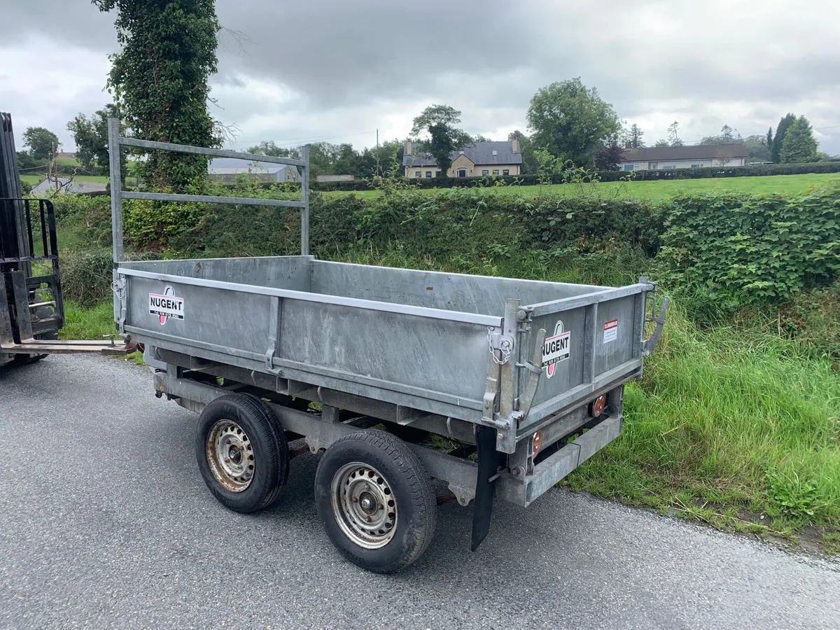 06 Nugent 8x5 Tipper Trailer NO VAT - Image 2