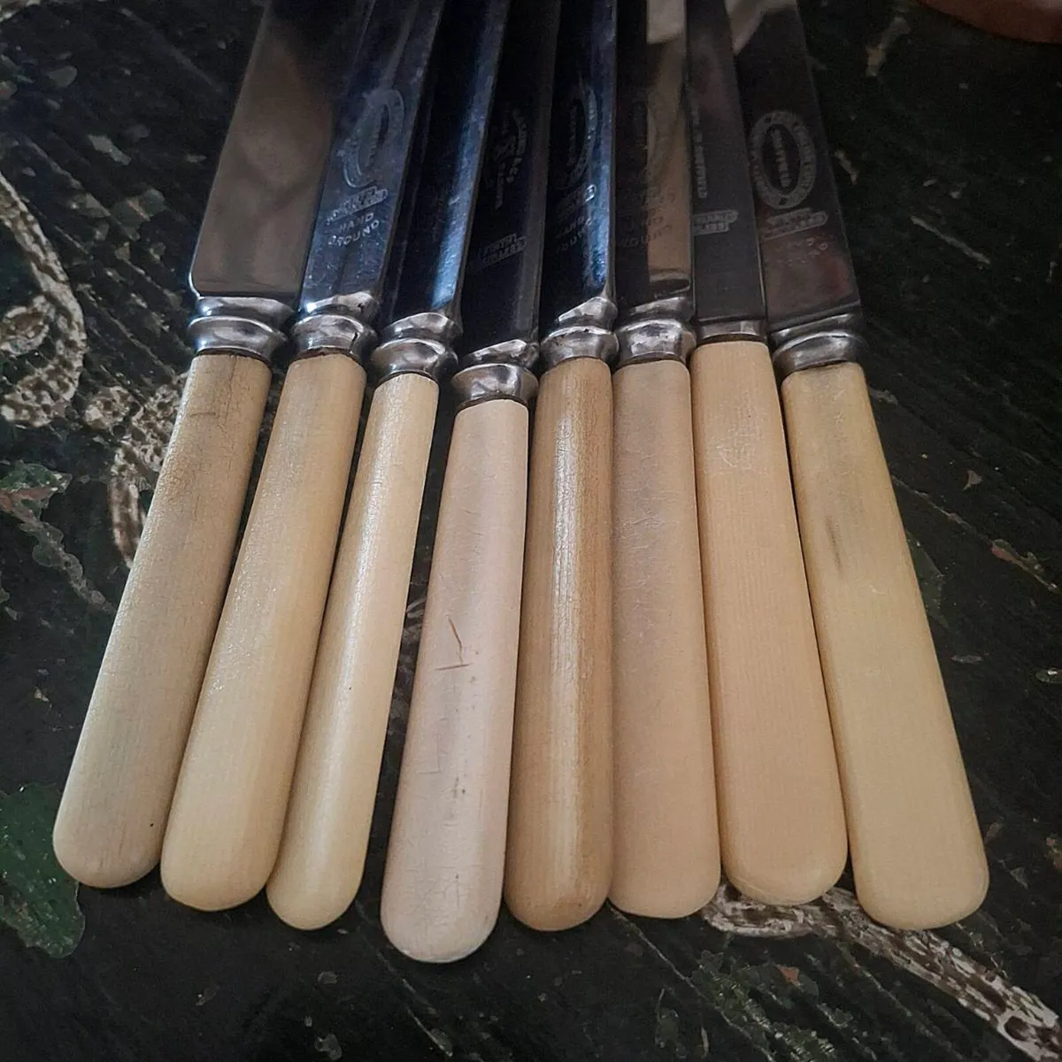 Faux Bone Handle Butter Knives - Image 3