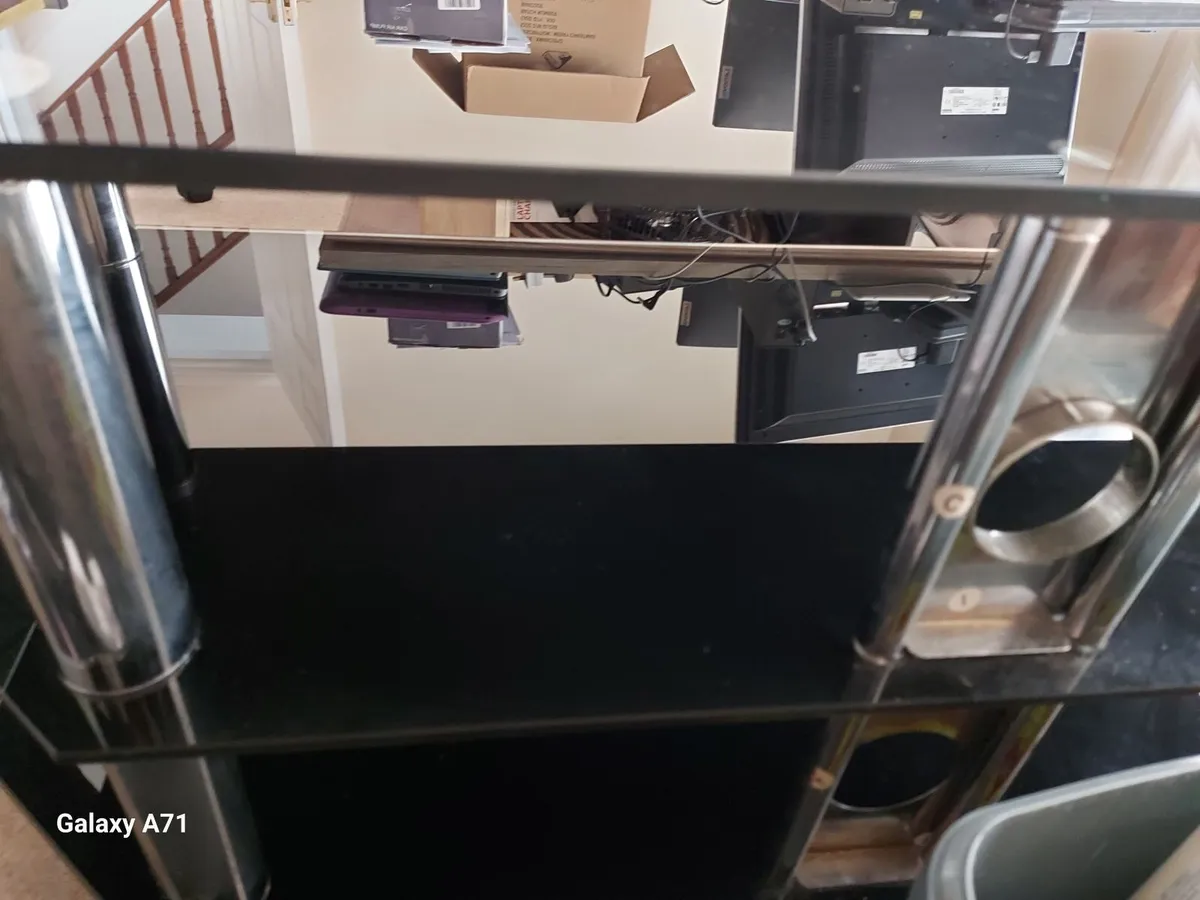 Tempered Glass TV Table - Image 4