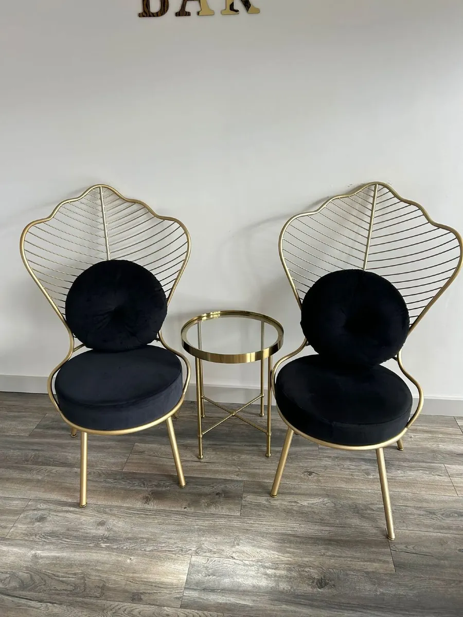 Salon Reception Chairs x 2 - Image 2