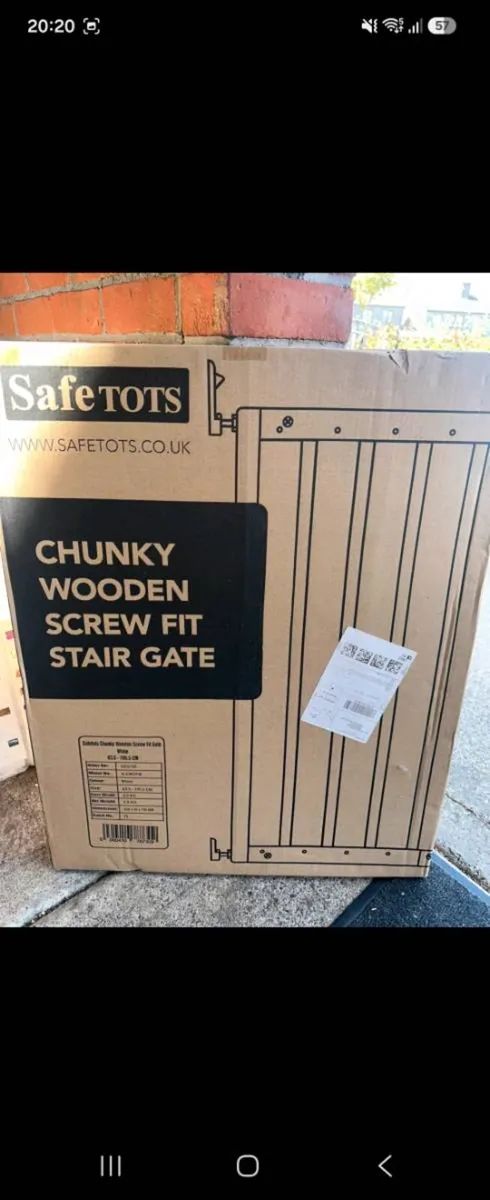 Stair Gate Wooden - Image 1