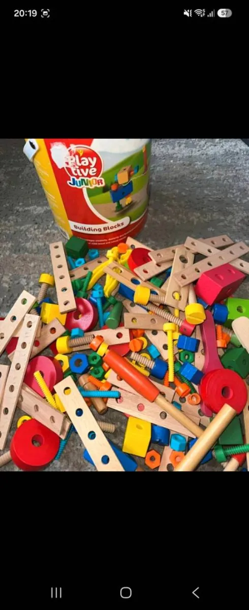 Wooden Building Toy - Image 1
