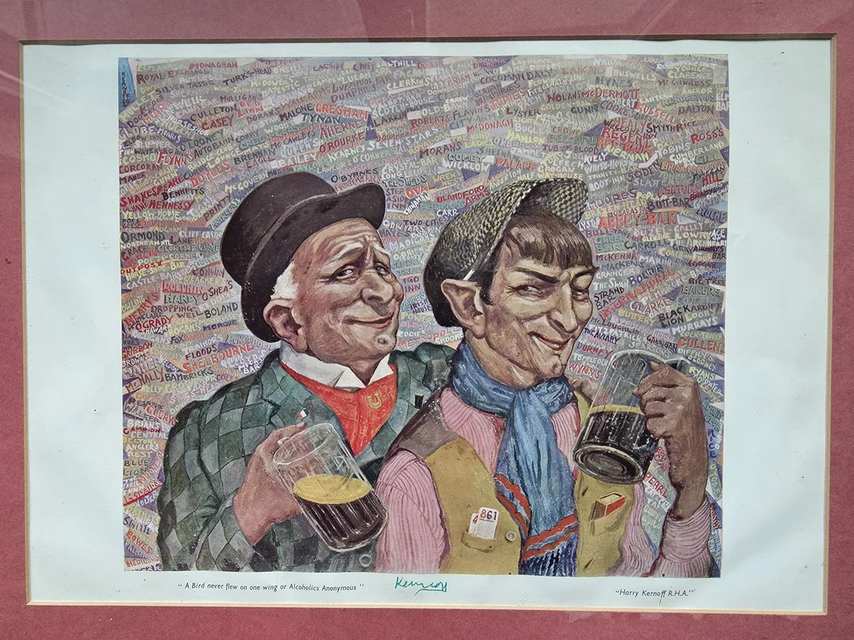 Framed Harry Kernoff RHA print - Image 1