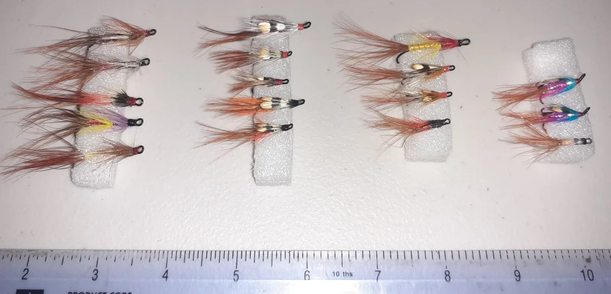 Salmon shrimp flies 17 number