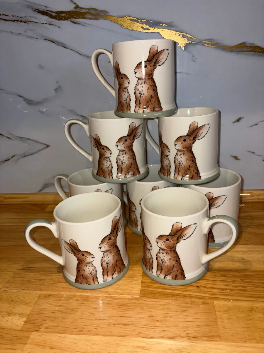 brand new easter bunny cup sets 8 for €35 - Image 1