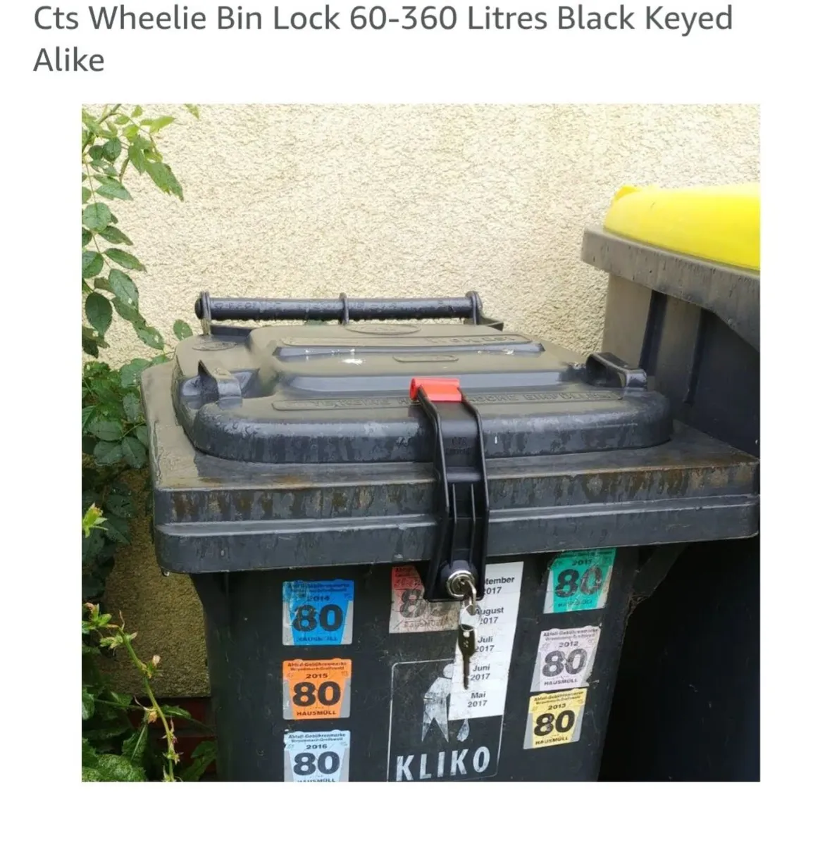 Wheelie bin lock - Image 2