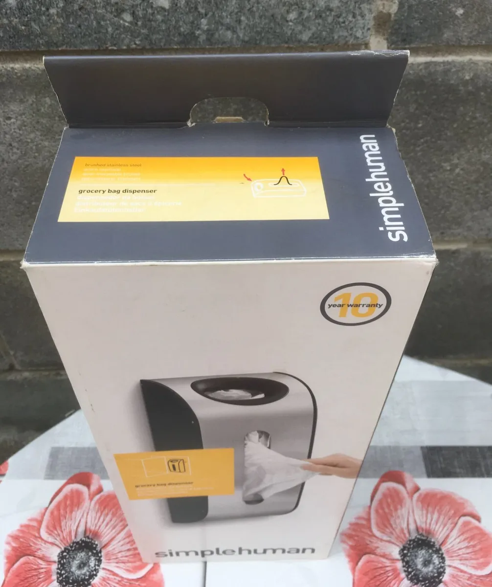 BRAND NEW Simplehuman Shopping Bag Storage - Image 1