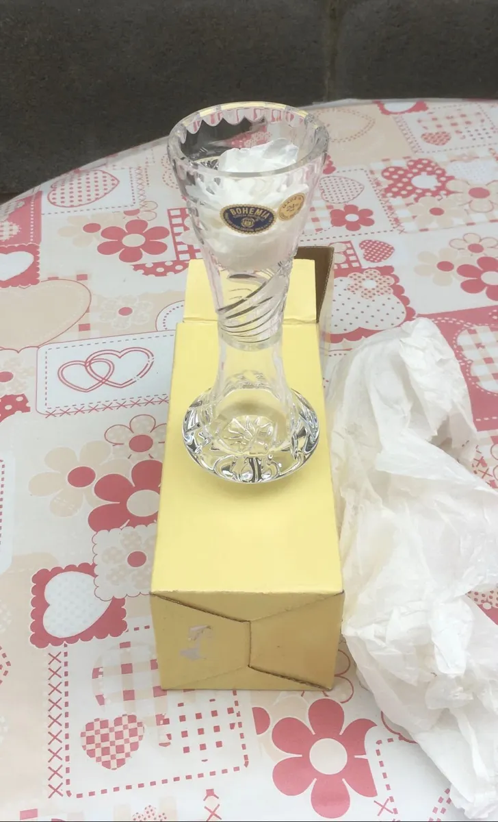 NEW Bohemia Hand Cut Lead Crystal Cut Glass - Image 4