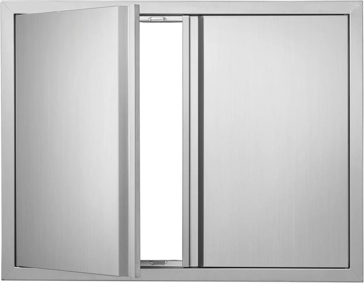 79x61cm Stainless Steel BBQ Access Door - Image 1