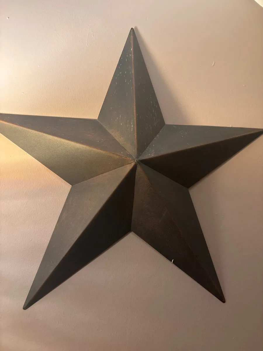 Black Metal Barn Stars ( set of 3 ) - Image 2