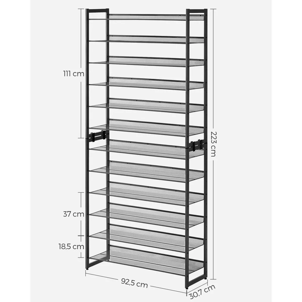 New 12 Tier Interlocking Storage Rack - FREE P&P - Image 4