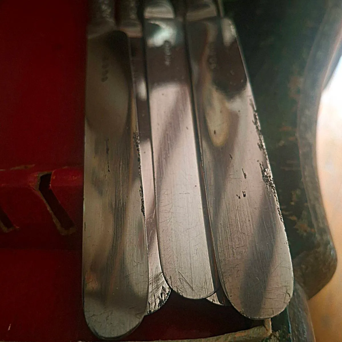 1950s Hiram Wild "Springtime" Silver Plated Knives - Image 4