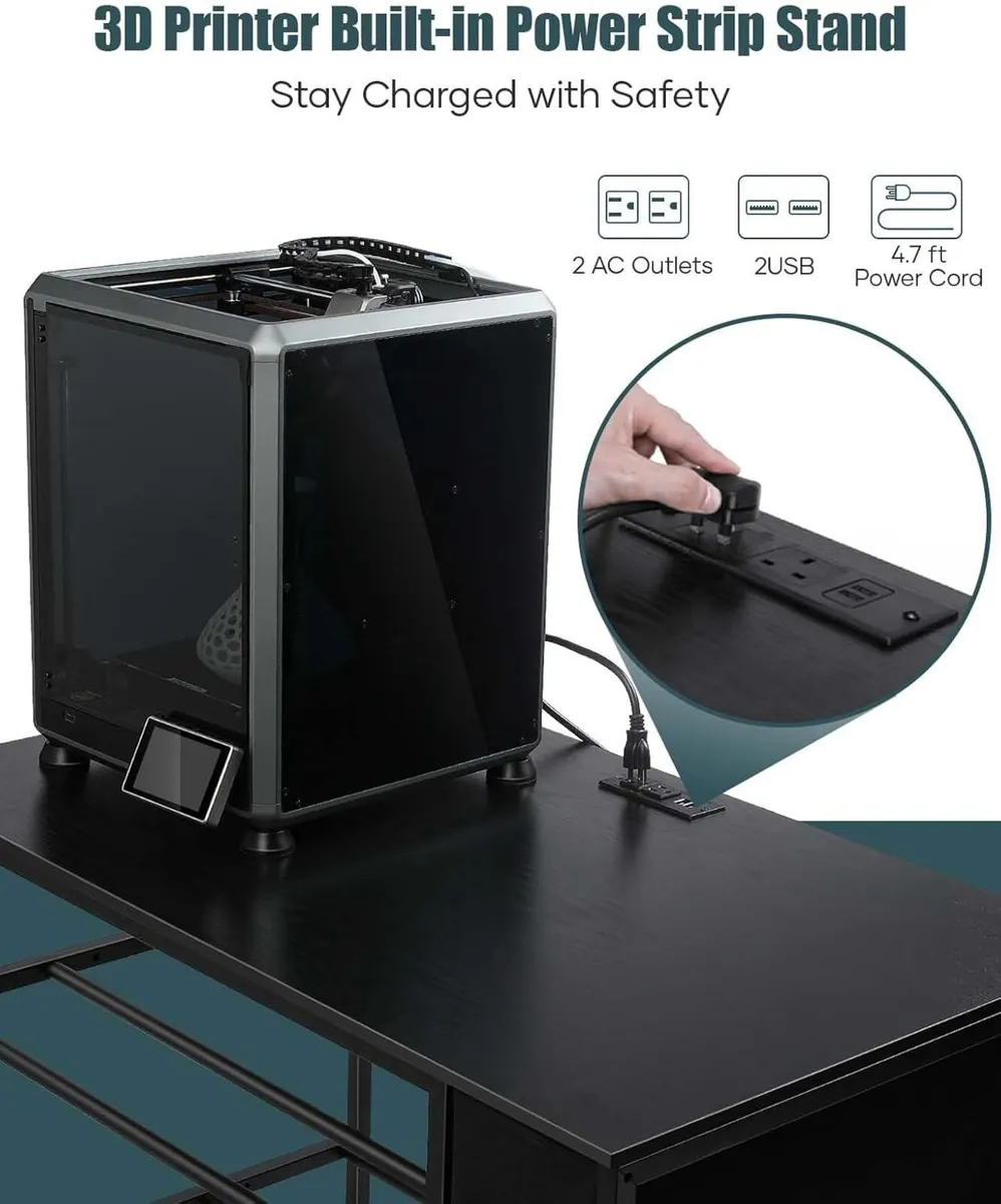 3d Printer Stand with Filaments Storage Table - Image 3