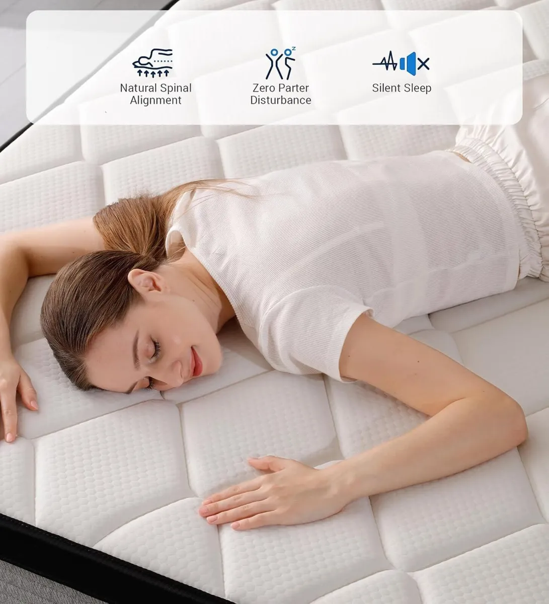 Mattress 10 Inch Gel Memory Foam 7 Zone - Image 4