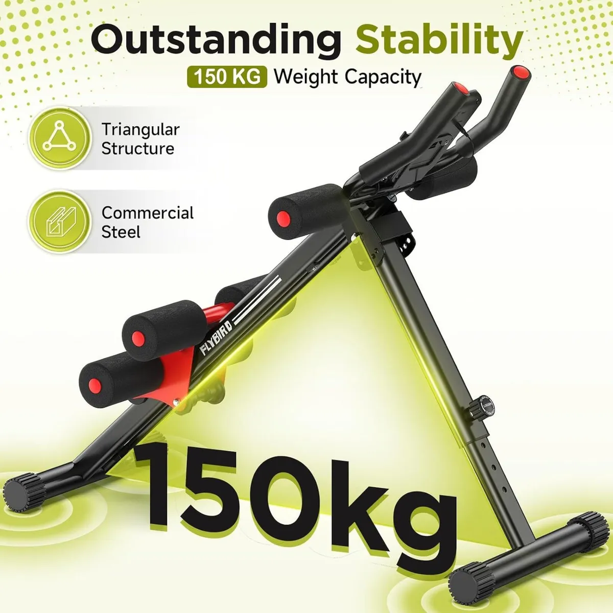 Ab Machine Adjustable Trainer for Home Gym Body - Image 2