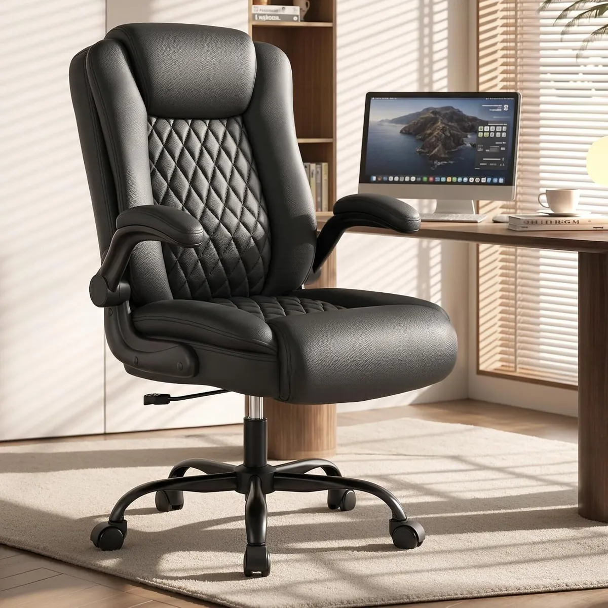 Executive Office Chair with Flip-Up Armrests 90 - Image 1