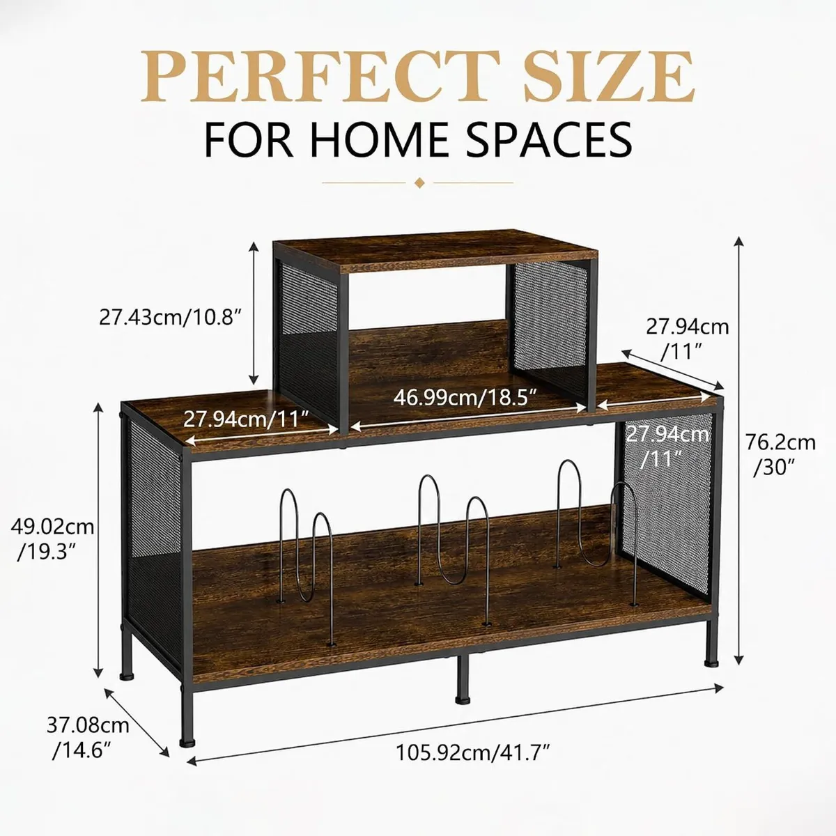 Record Player Stand with Vinyl Storage 350+ - Image 2