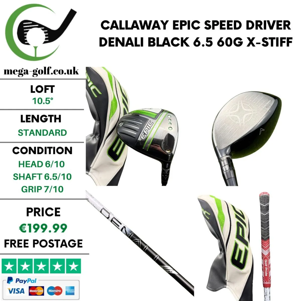 Callaway Epic Speed Driver / 10.5° / X-Stiff - Image 1