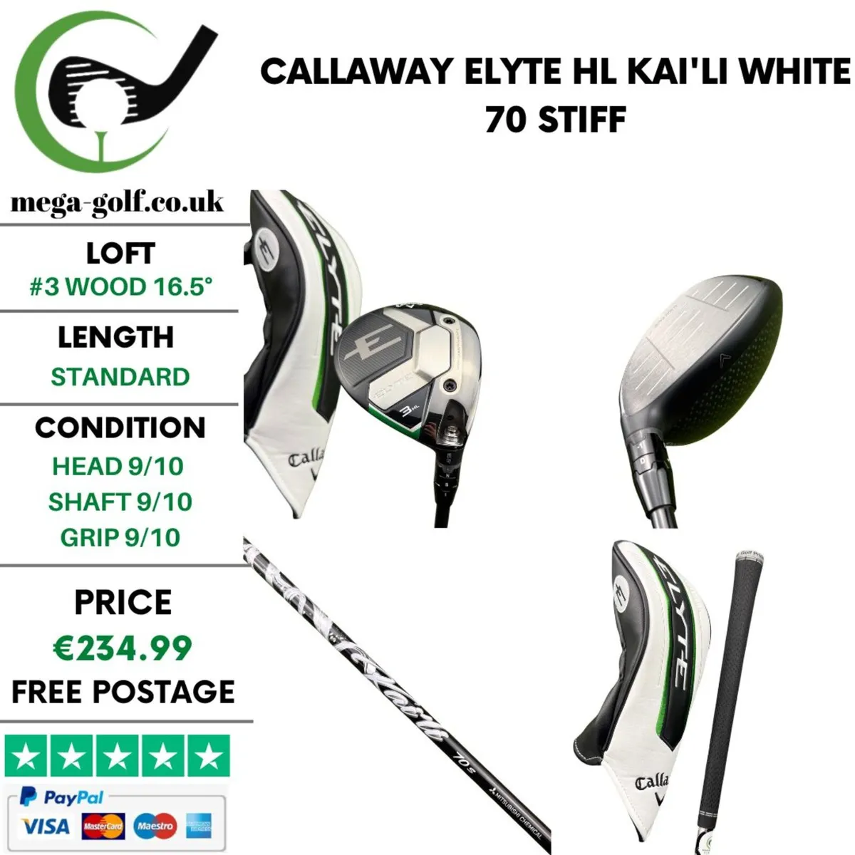 Callaway Elyte HL #3 Wood 16.5° / Stiff - Image 1