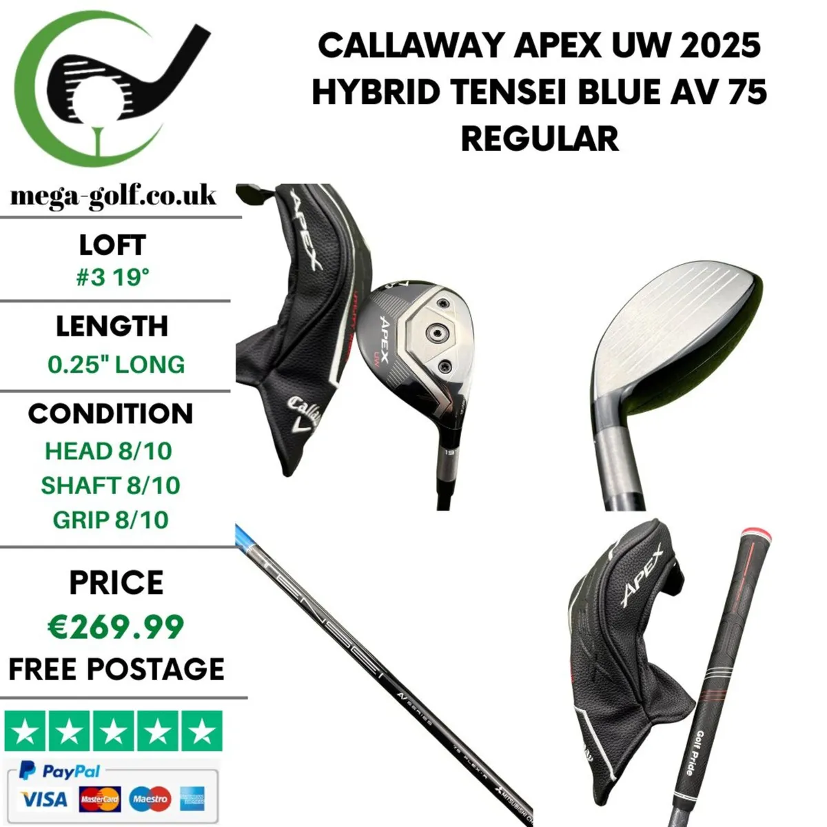 Callaway Apex UW 2025 Hybrid / #3 19° / Regular - Image 1
