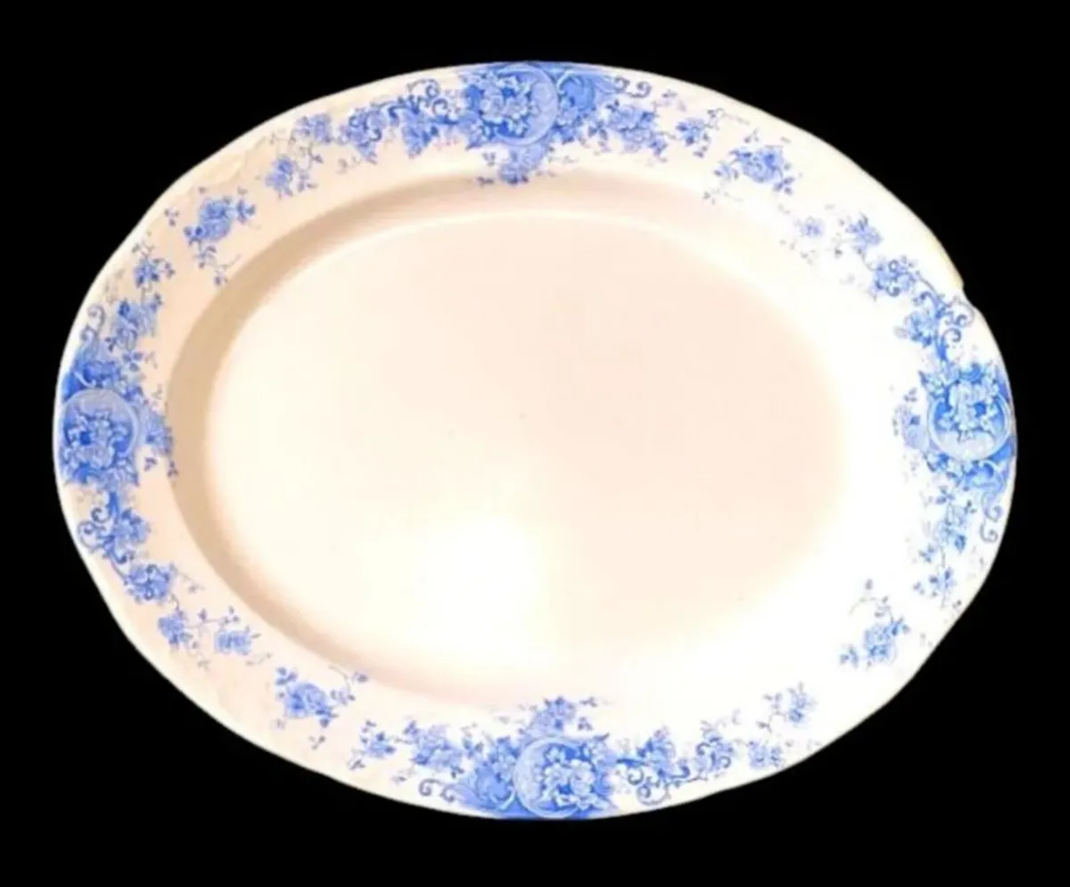 Antique French Ironstone Serving Platter - Image 4