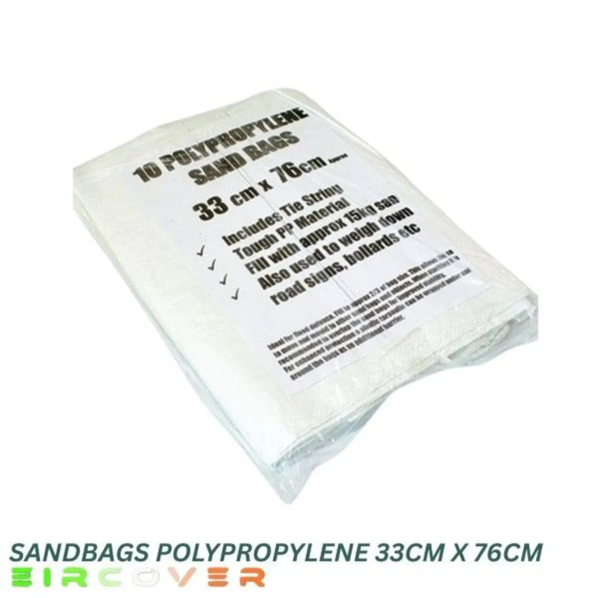 Sandbags Polypropylene 33 cm x 76 cm (13'x30') - 1 - Image 1