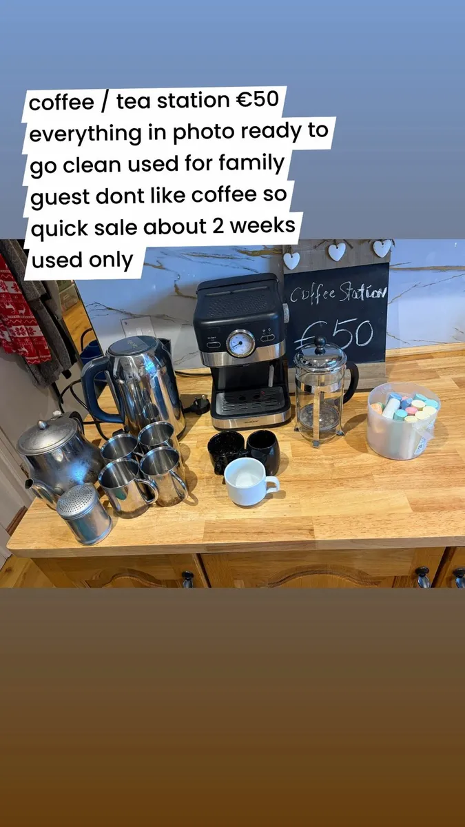 coffee station machine etc €50 bundle - Image 1