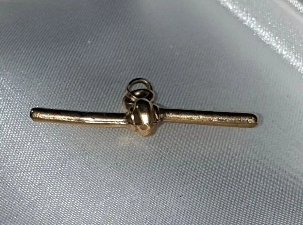 Vintage Hallmarked 9ct Gold Albert Bar - Image 1