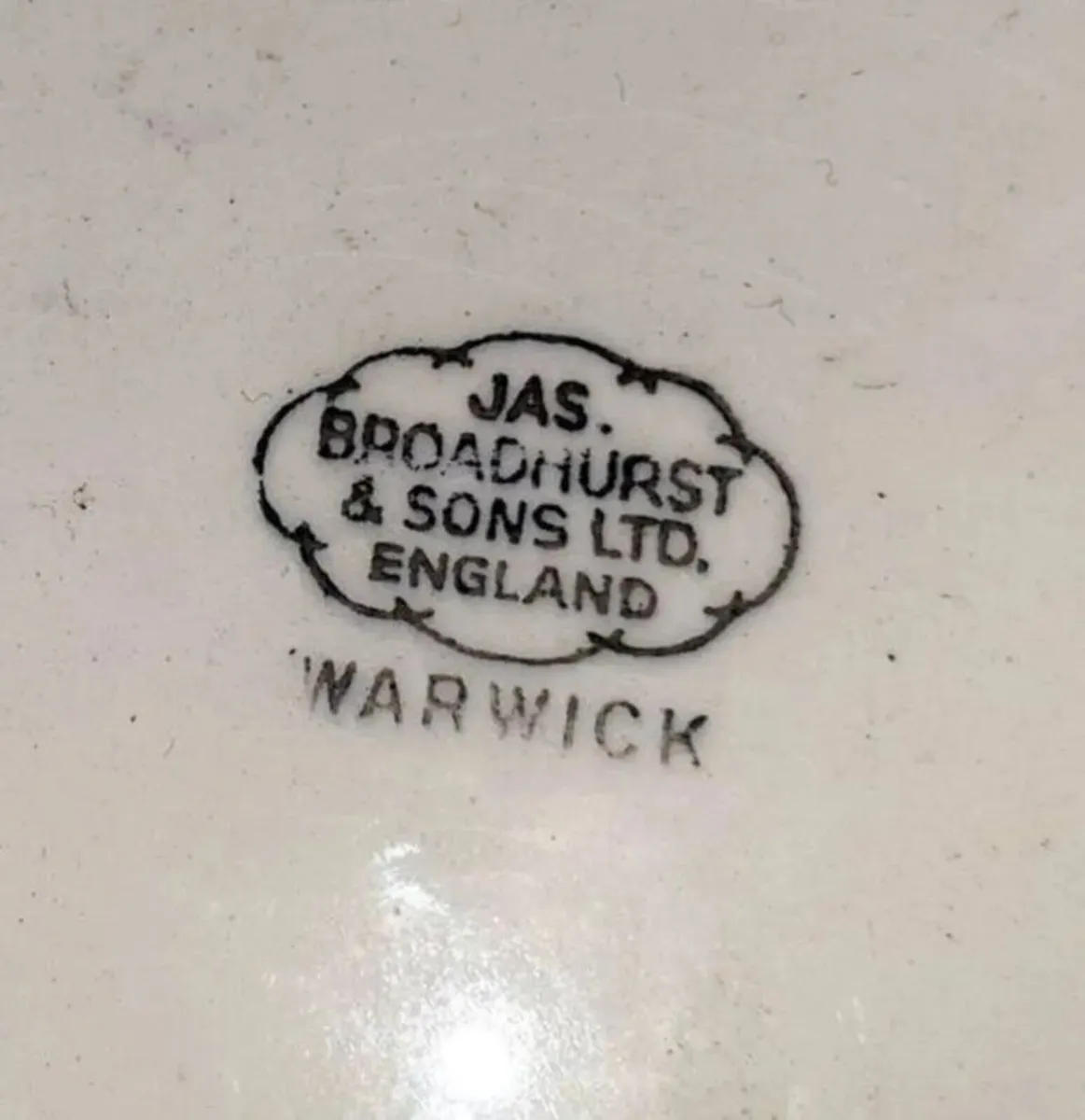 Vintage Jas Broadhurst & Sons "Warwick" Platter - Image 4